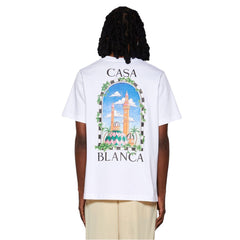Casablanca White Cotton T-Shirt