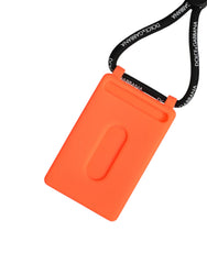 Dolce & Gabbana Houder Neongroen Rubber DG Reliëf Verstelbare Badge