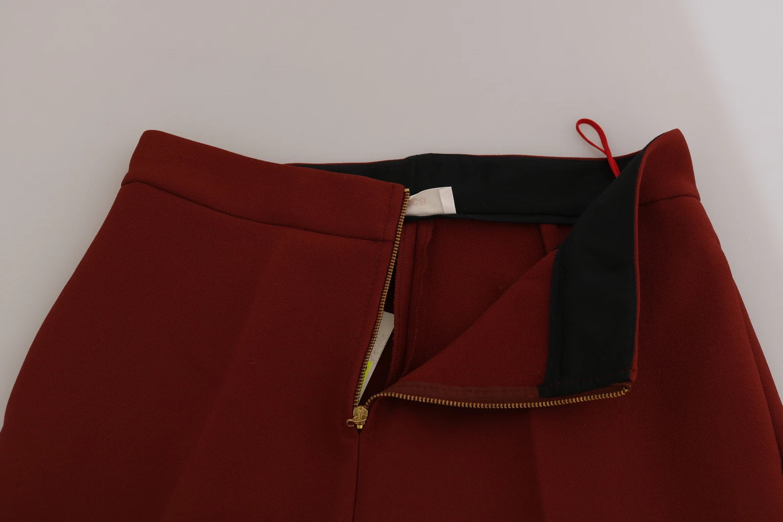 Jucca Rote High-Waist Cropped Flared Formelle Anzughose