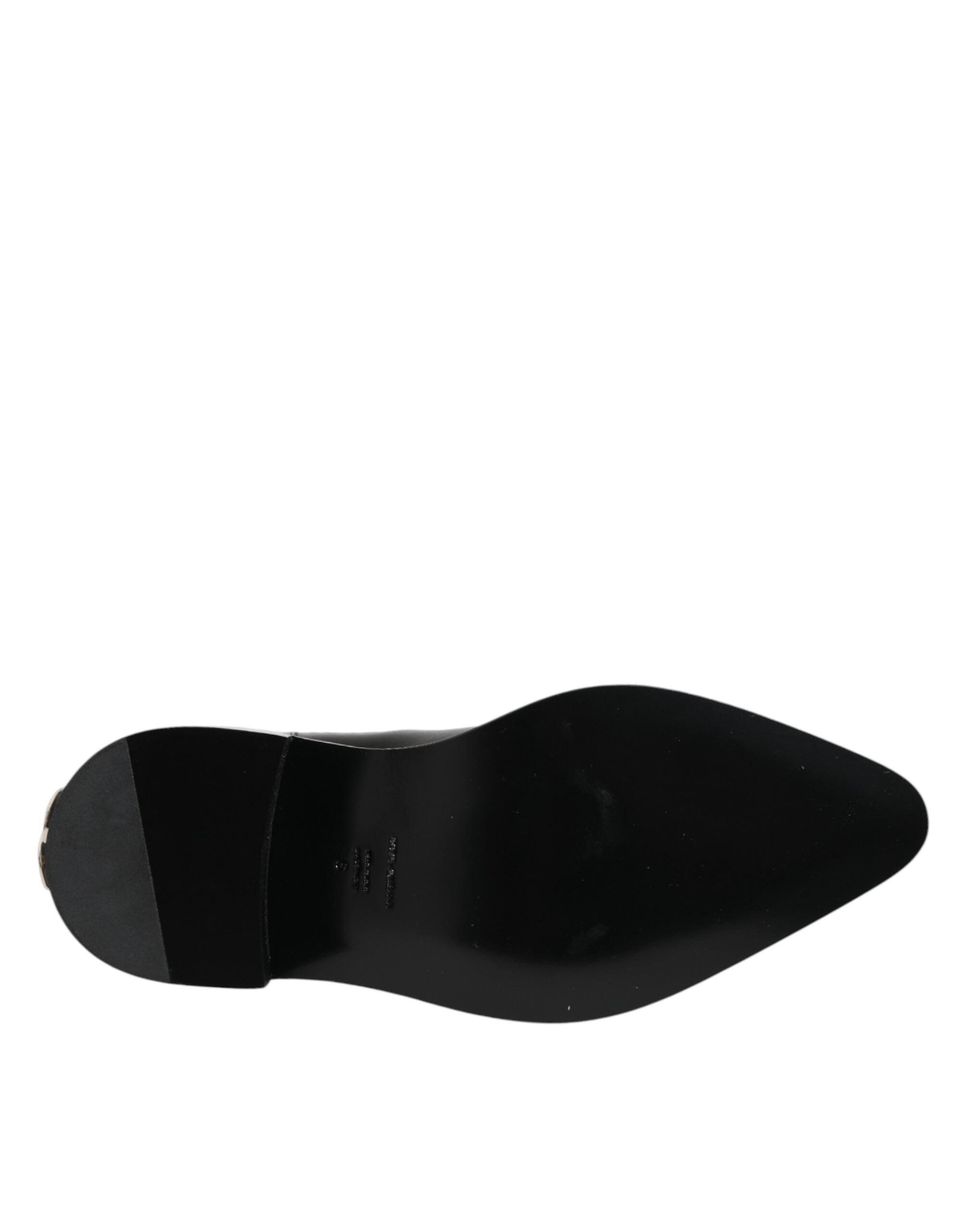 Dolce & Gabbana Chelsea Ankle Boots mit Nieten, schwarz
