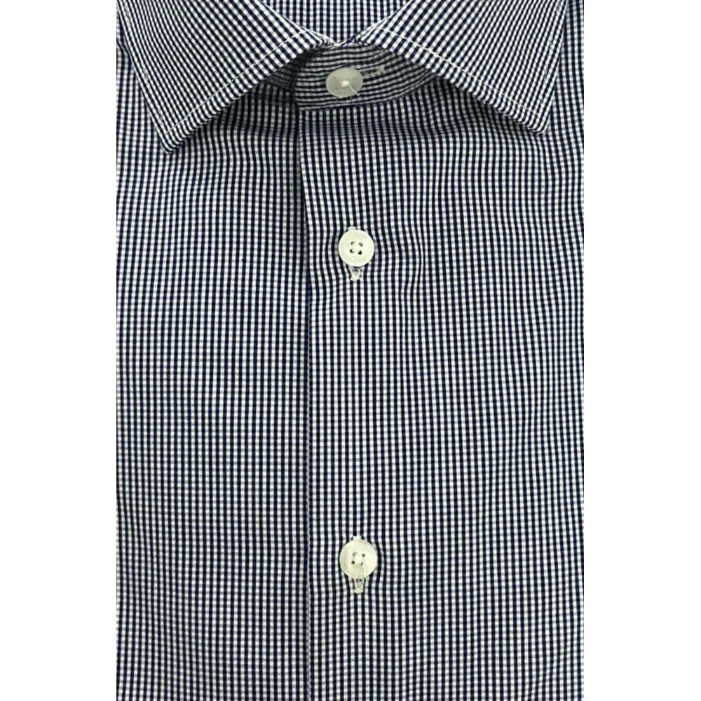 Baldinini Trend Blue Cotton Men Shirt