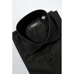 Baldinini Trend Black Cotton Men Shirt