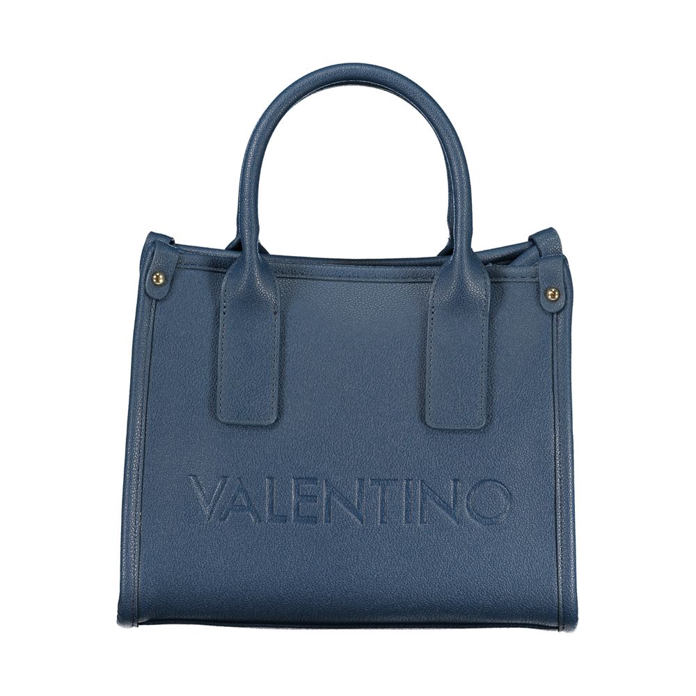 Mario Valentino Blau Polyurethan Damenhandtasche
