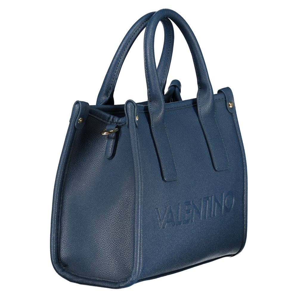 Mario Valentino Blau Polyurethan Damenhandtasche