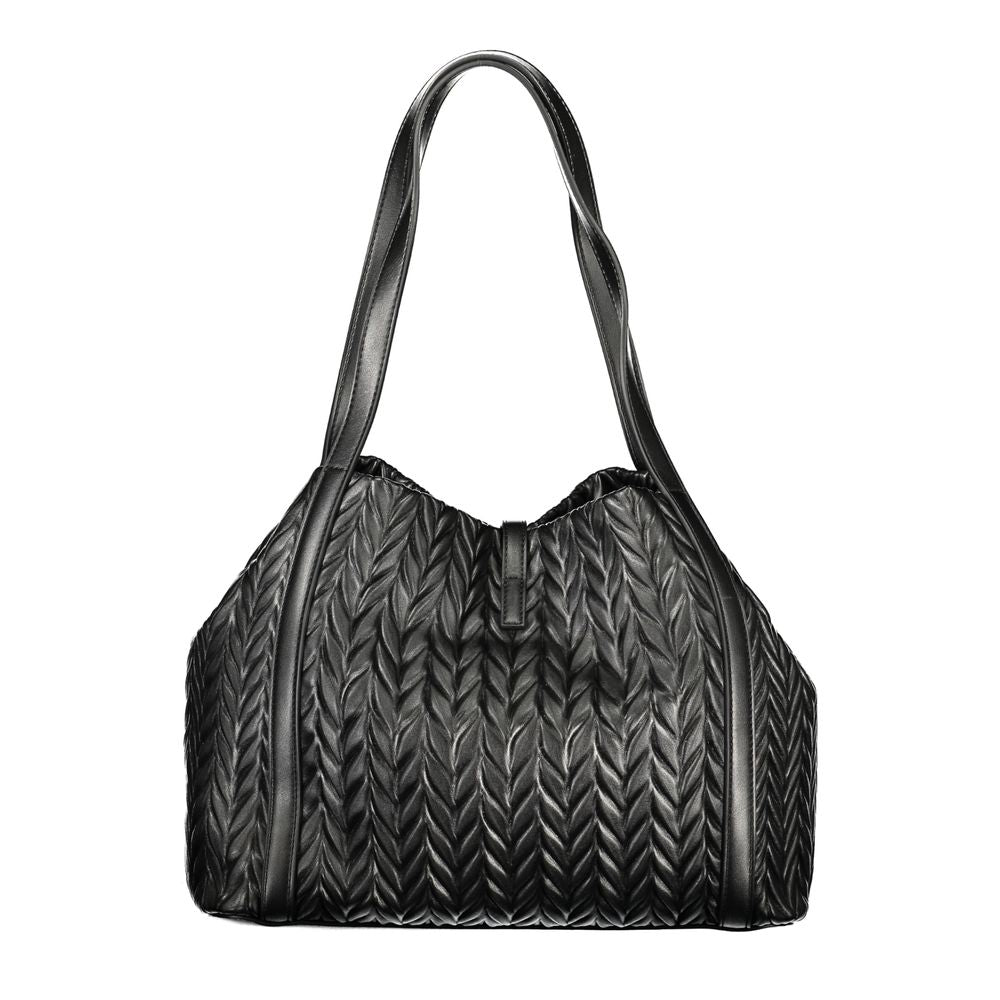 Mario Valentino Black Polyethylene Handbag