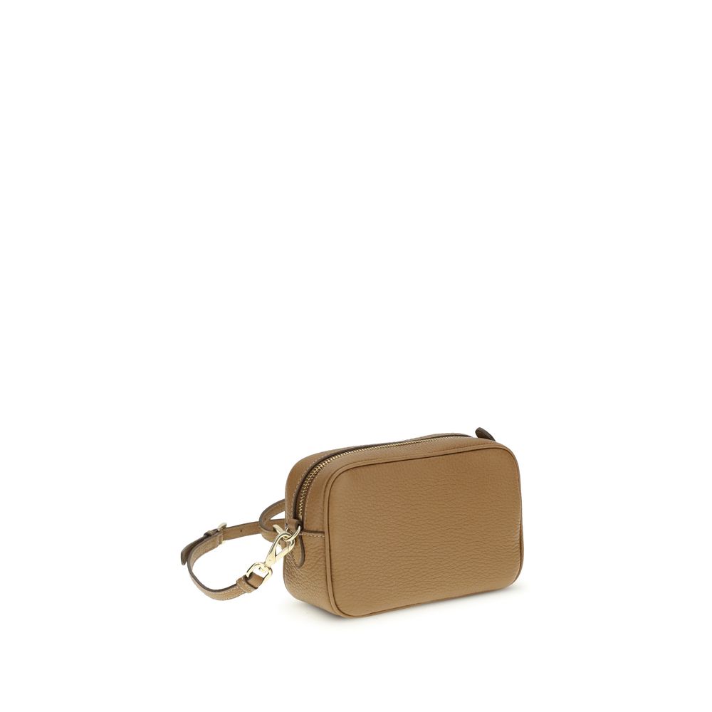 Prada Beige Kalfslederen Bos Taurus Schoudertas