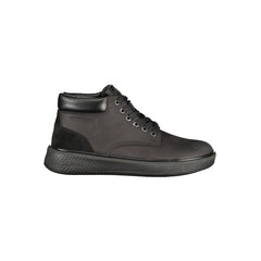 Lumberjack Zwart Lederen Heren Sneaker