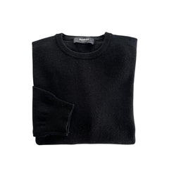 Baldinini Trend Schwarzer Kaschmir-Herrenpullover