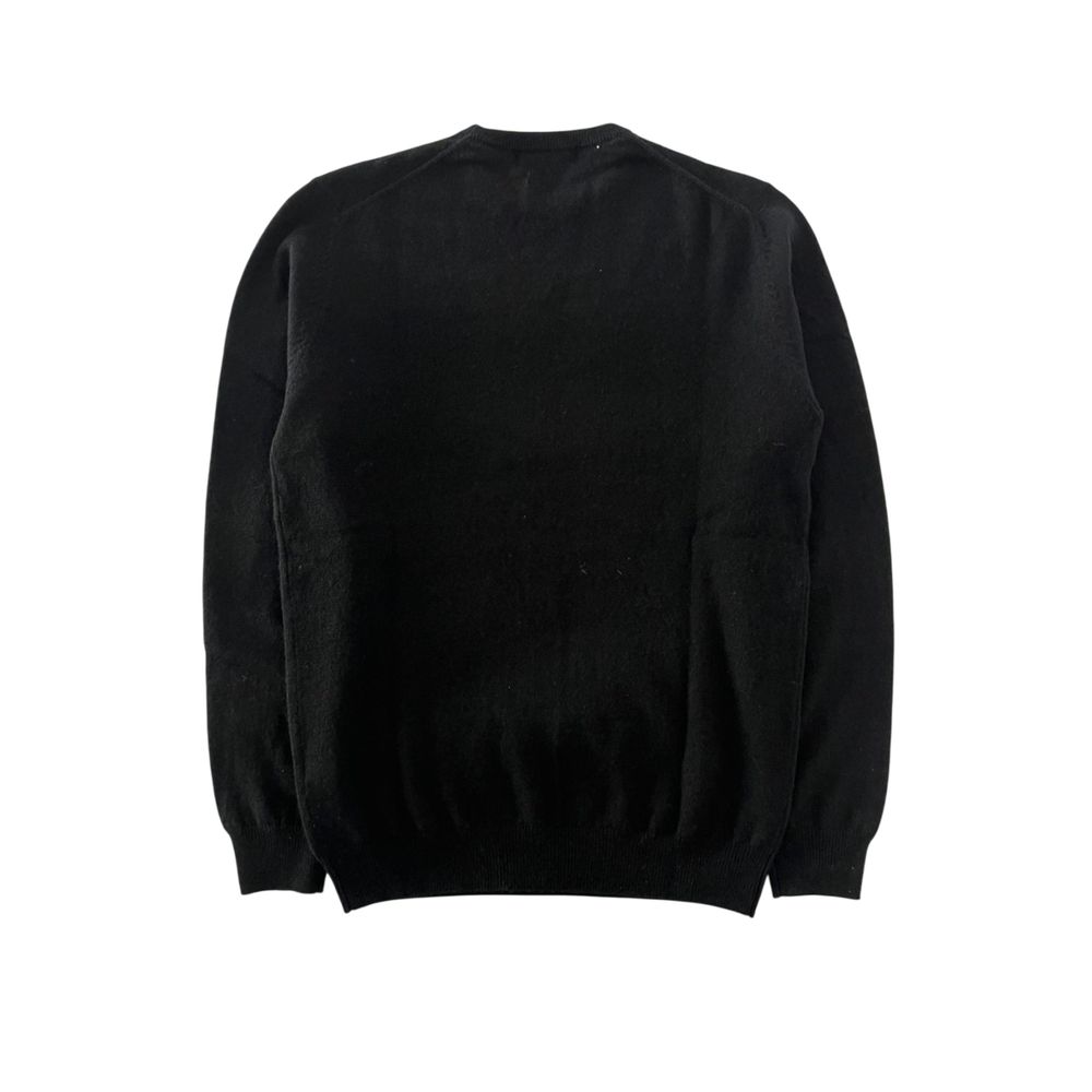Baldinini Trend Schwarzer Kaschmir-Herrenpullover