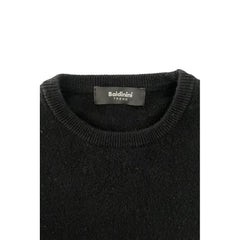 Baldinini Trend Schwarzer Kaschmir-Herrenpullover