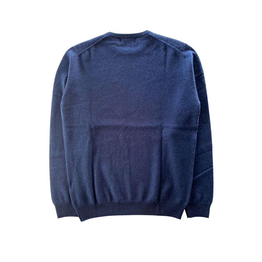 Baldinini Trend Blauwe Kasjmieren Herentrui