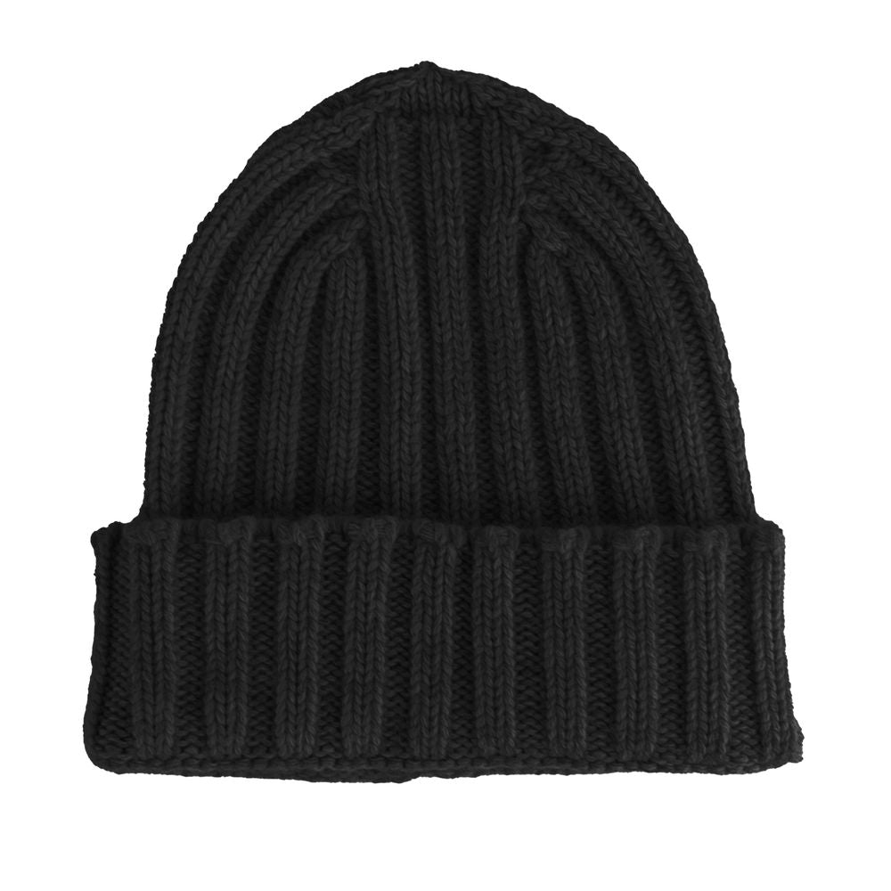 Made in Italy Black Cashmere Hat