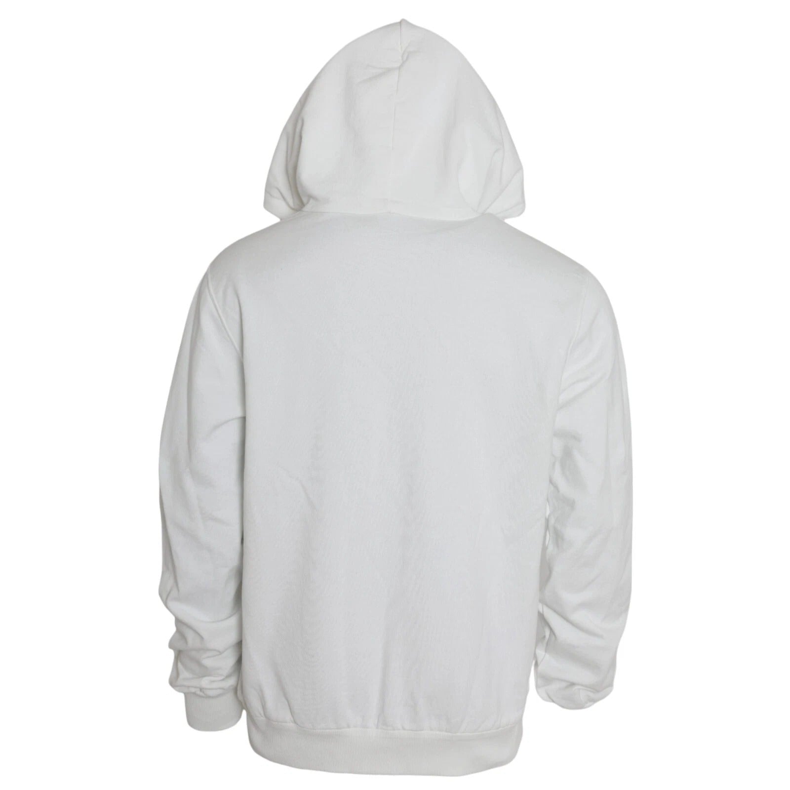 Dolce & Gabbana Weißer Kapuzenpullover aus Baumwolle für Herren