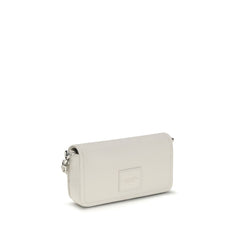 Marc Jacobs White Calf Leather Bos Taurus Shoulder Bag