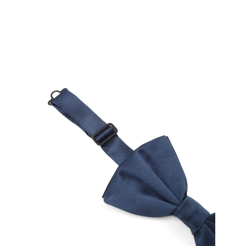 Dolce & Gabbana Blauwe Zijden Strik