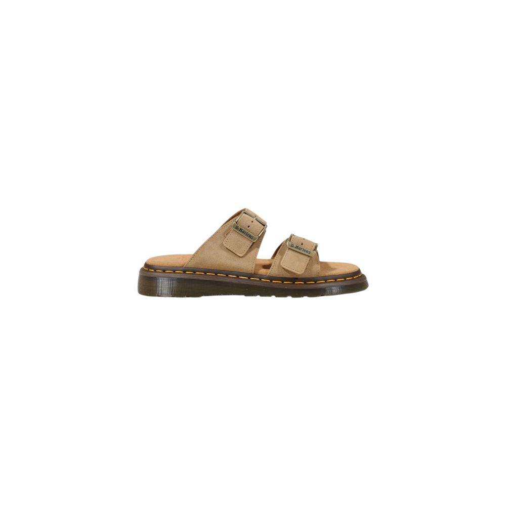 Dr. Martens Flache Sandalen aus beigem Leder