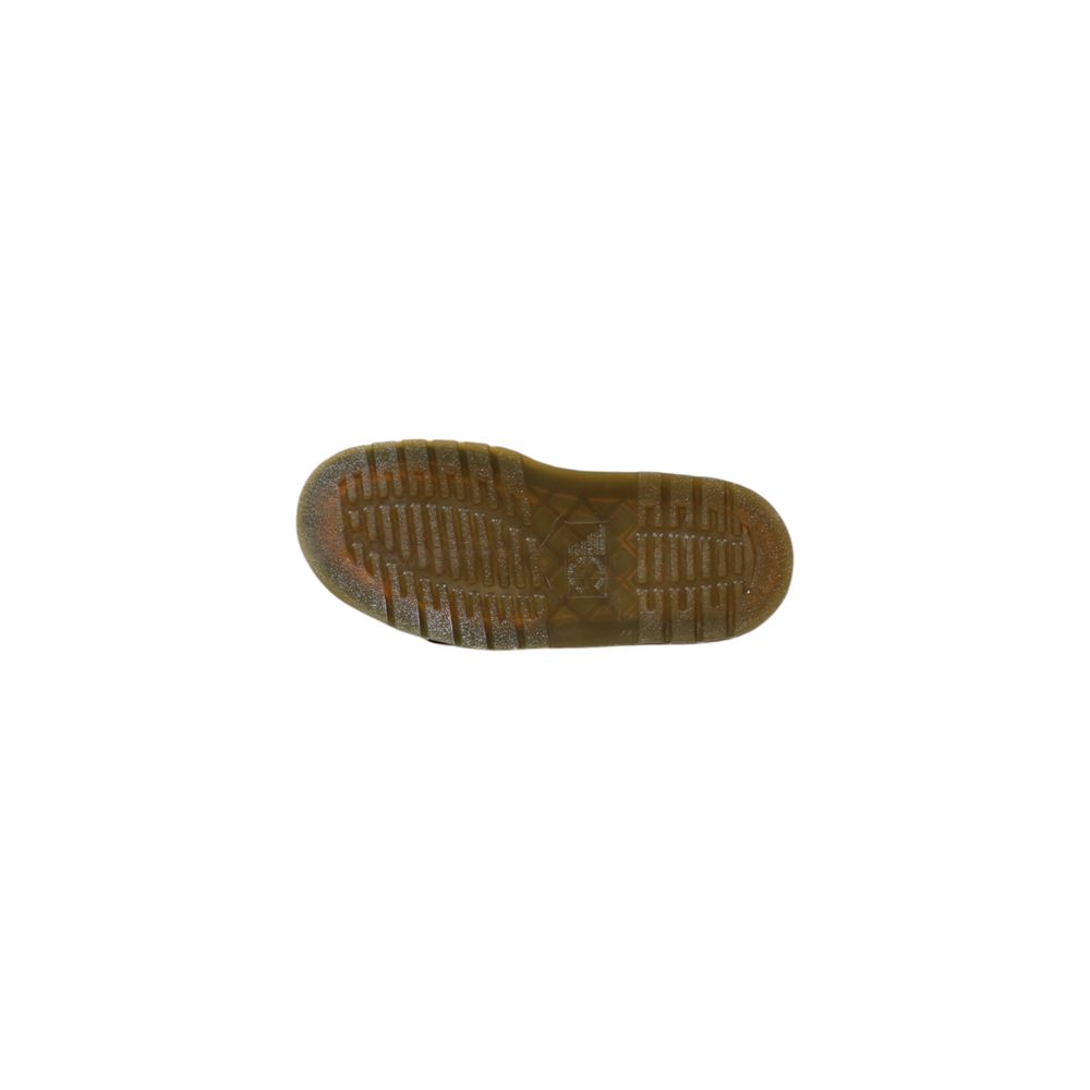 Dr. Martens Zwarte Leren Platte Sandalen