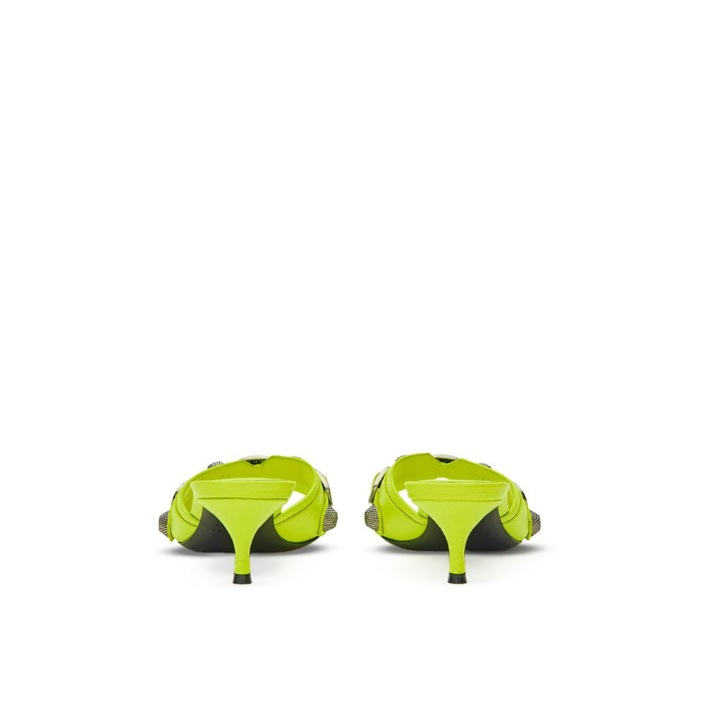 Balenciaga Gelbe Leder-Mules