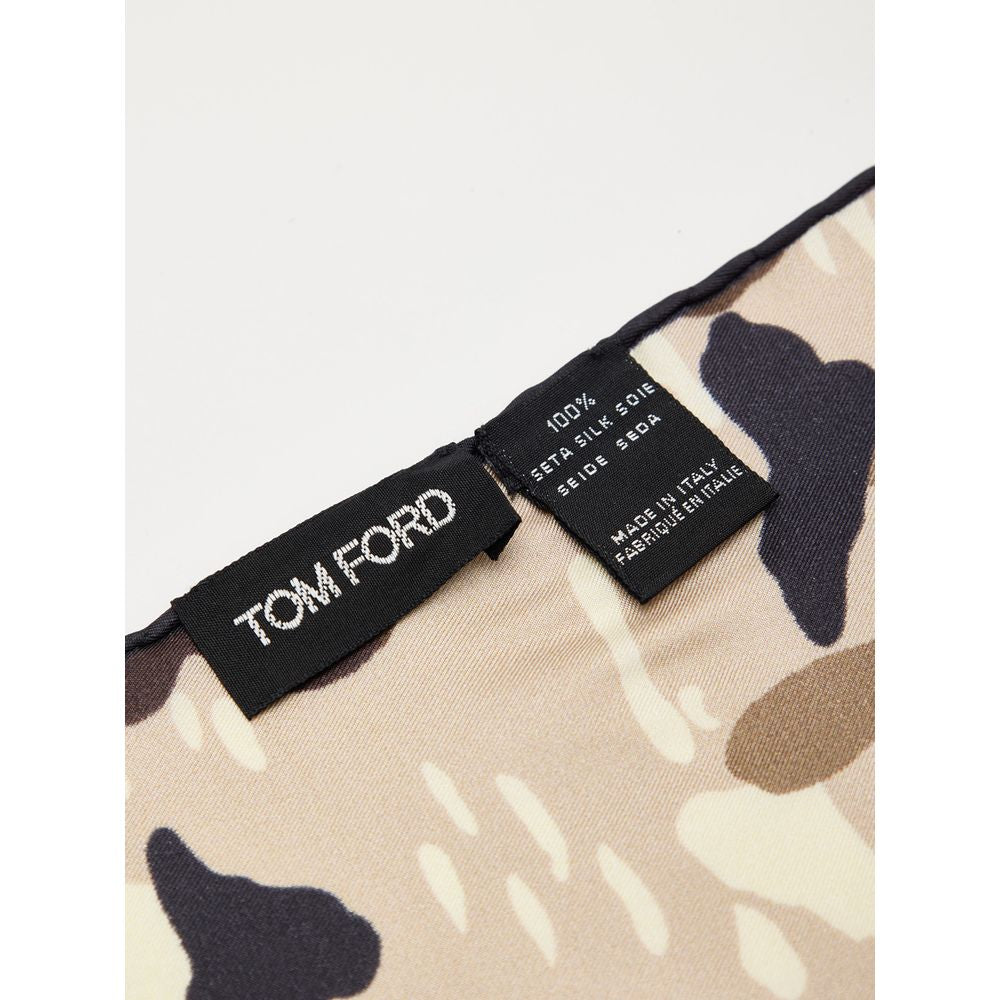 Tom Ford Beige Zijden Pochet