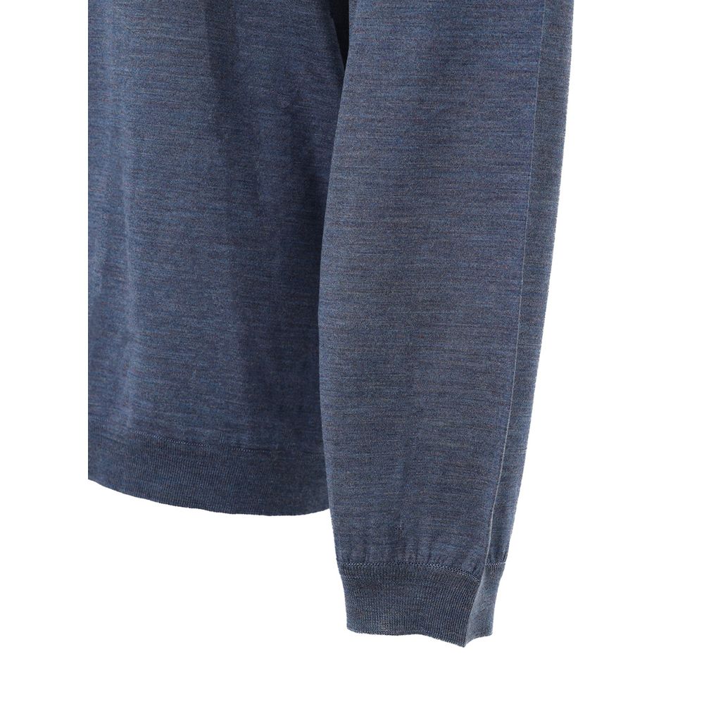 Dolce & Gabbana Blauwe Zijden Sweatshirt