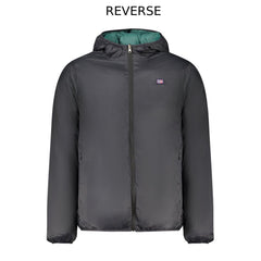 Noorwegen 1963 Zwart Polyester Heren Omkeerbaar Jack