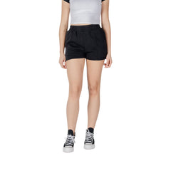 Converse Zwarte Katoenen Bermudashorts