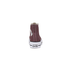 Converse paarse stoffen platformsneakers