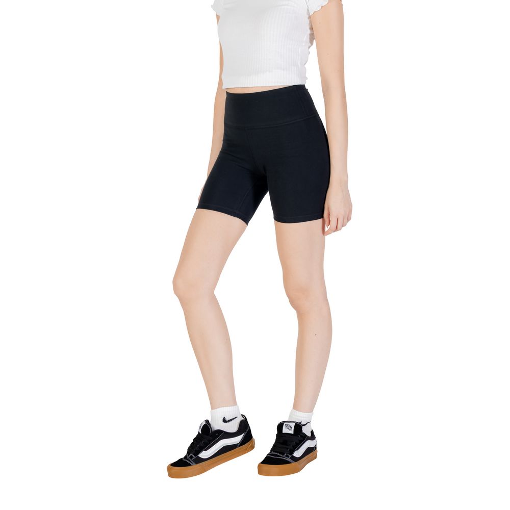 Converse Zwarte Katoenen Bermudashorts