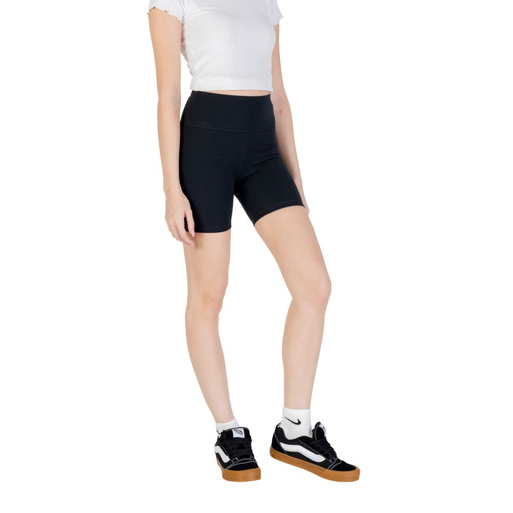 Converse Zwarte Katoenen Bermudashorts
