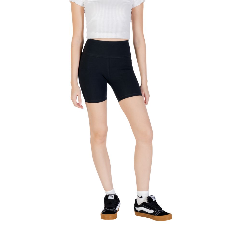 Converse Zwarte Katoenen Bermudashorts
