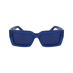 Ferragamo blauwe acetaatzonnebril