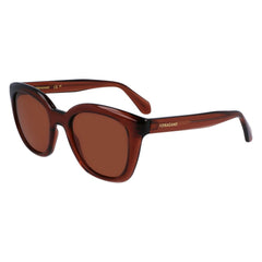 Ferragamo Bruine Geïnjecteerde Zonnebril