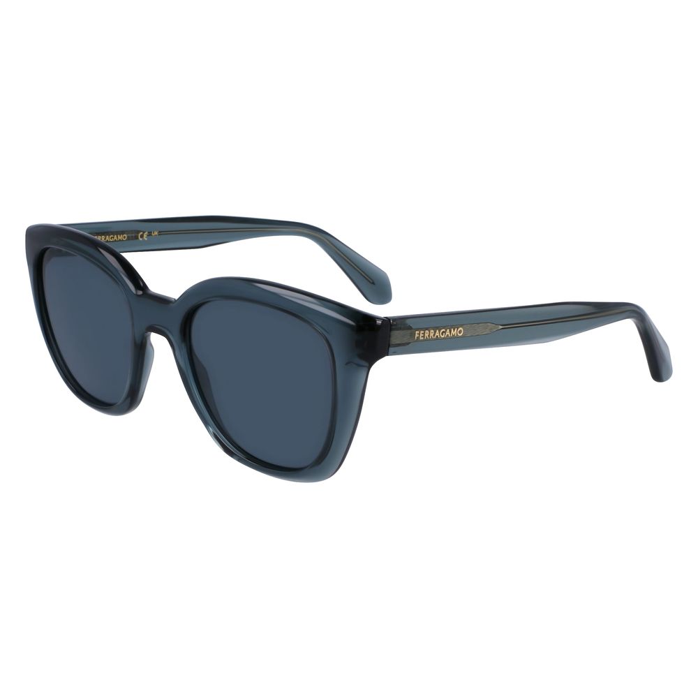 Ferragamo Blaue Injected Sonnenbrille
