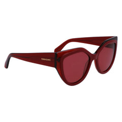 Ferragamo Veelkleurige Acetaat Zonnebril