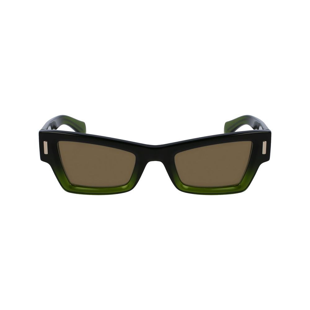 Ferragamo Bicolor Acetate Sunglasses