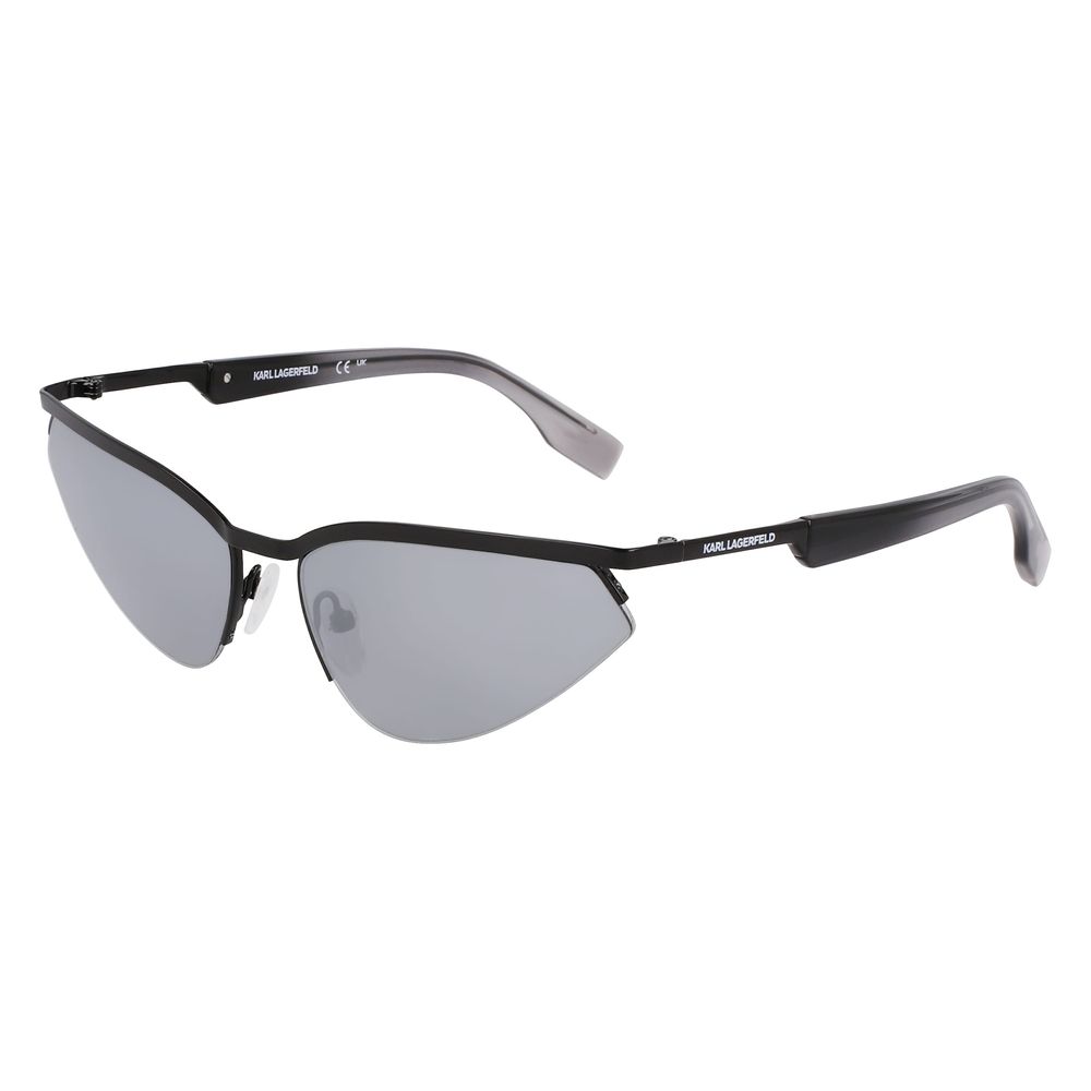 Karl Lagerfeld Sonnenbrille aus schwarzem Metall