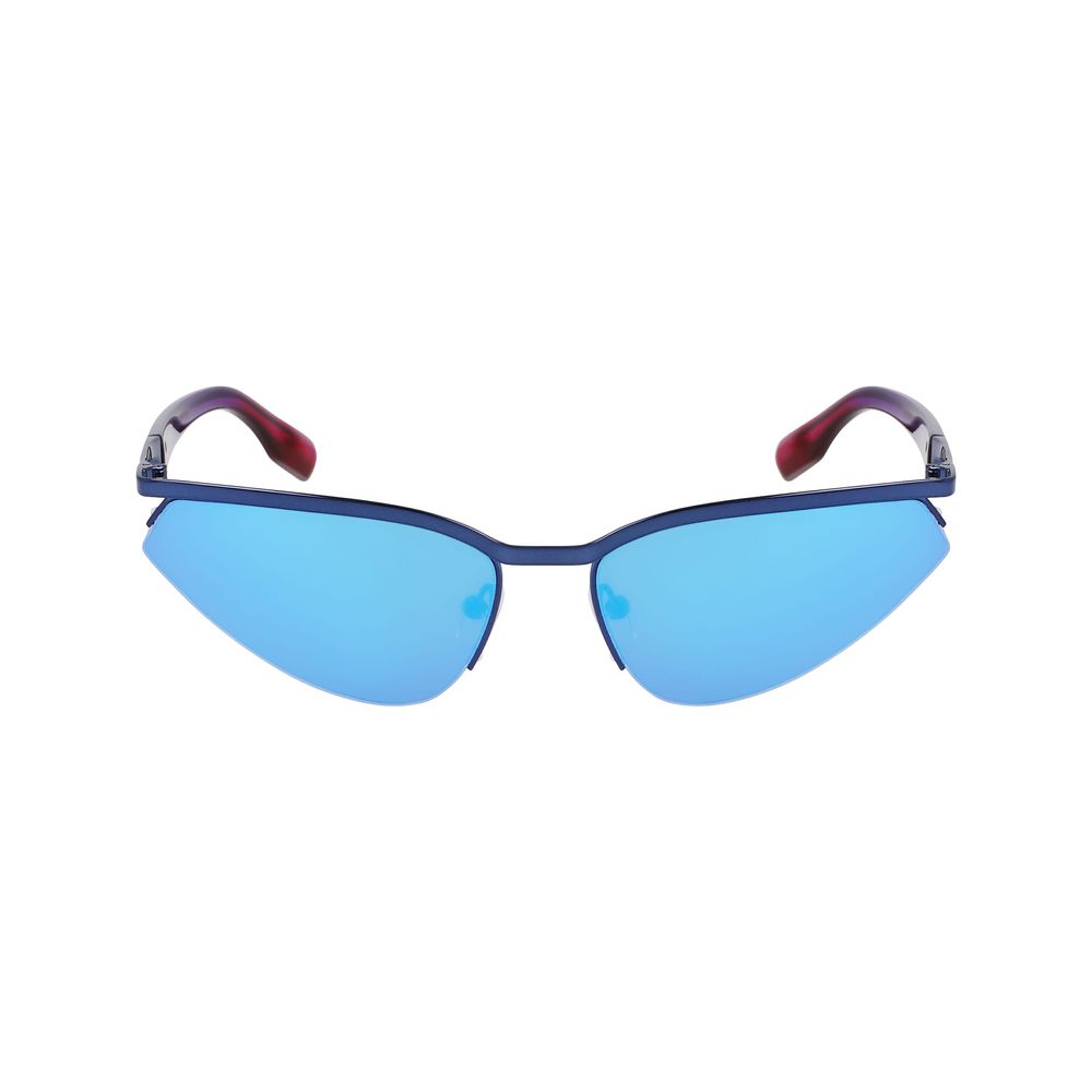 Karl Lagerfeld Sonnenbrille aus blauem Metall
