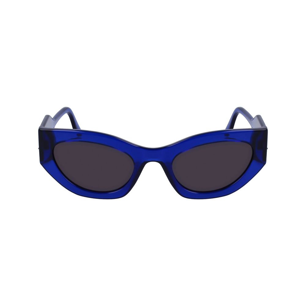 Karl Lagerfeld – Blaue Sonnenbrille mit Spritzguss