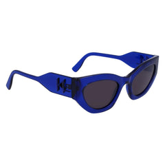Karl Lagerfeld – Blaue Sonnenbrille mit Spritzguss