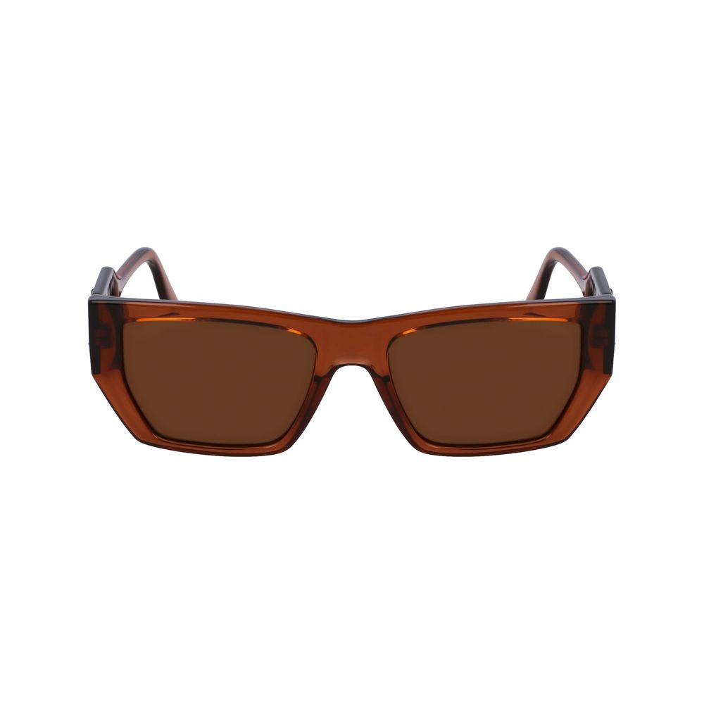Karl Lagerfeld – Braune Sonnenbrille mit Spritzguss