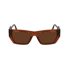 Karl Lagerfeld – Braune Sonnenbrille mit Spritzguss