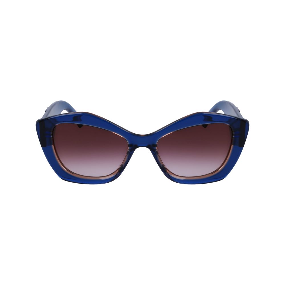 Karl Lagerfeld – Blaue Acetat-Sonnenbrille