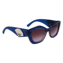 Karl Lagerfeld – Blaue Acetat-Sonnenbrille
