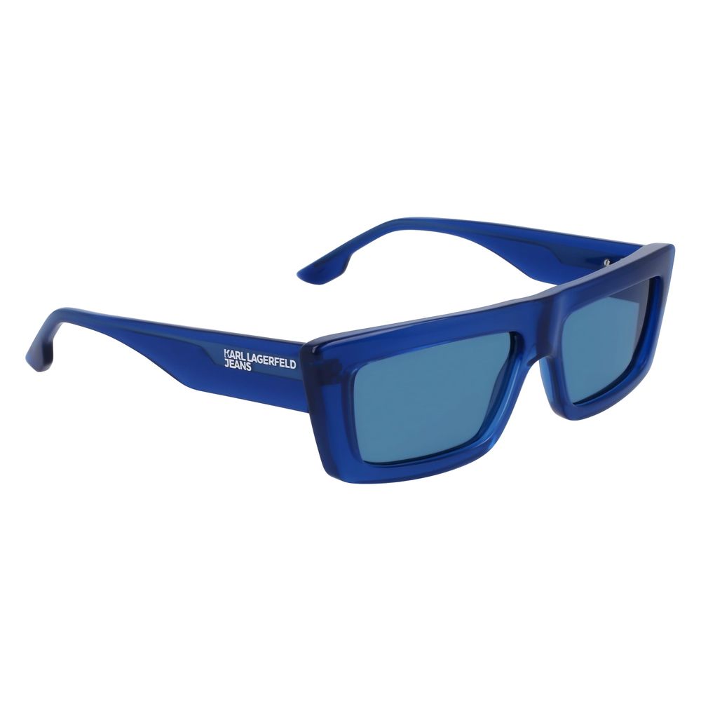Karl Lagerfeld – Blaue Sonnenbrille mit Spritzguss