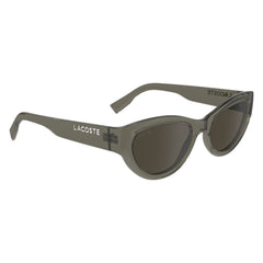 Lacoste Bruine Geïnjecteerde Zonnebril