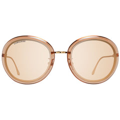 Longines Brown Metal Sunglasses