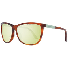 Porsche Design Braune Acetat-Sonnenbrille