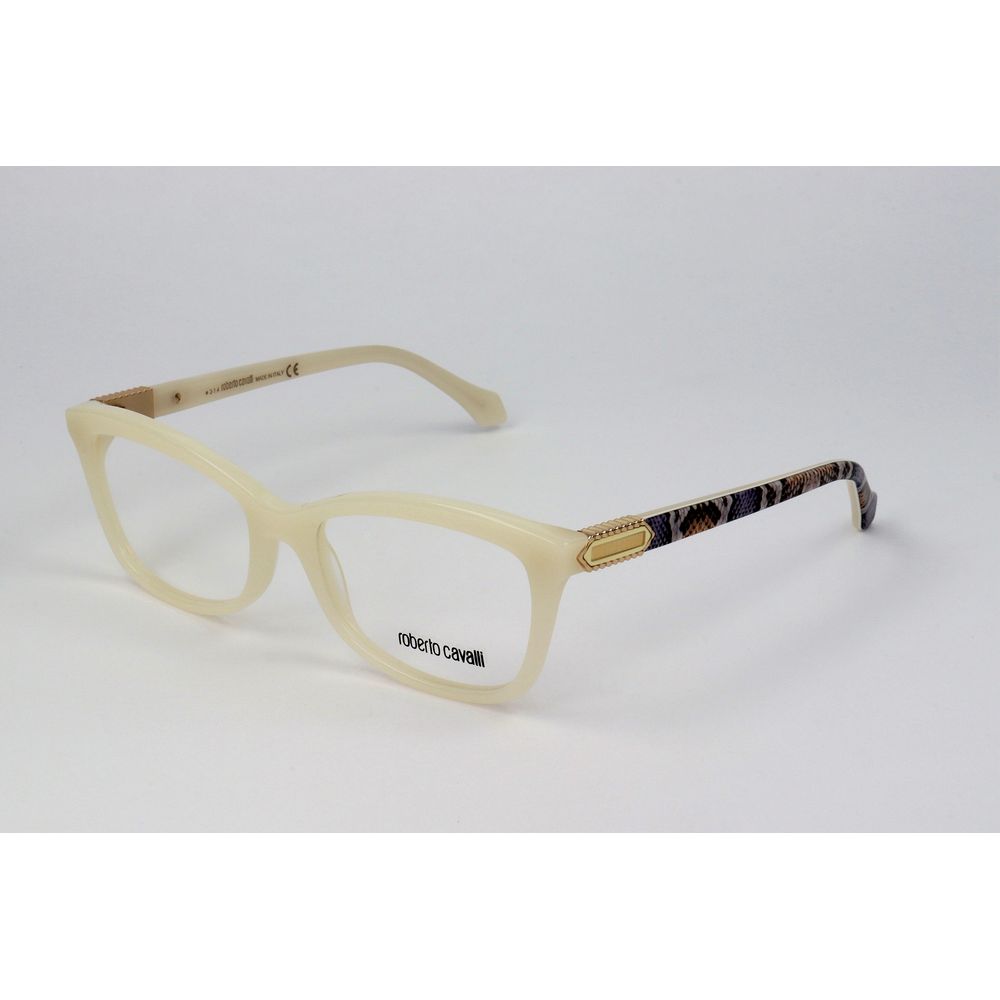 Roberto Cavalli witte acetaatbril (montuur)