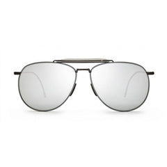 Thom Browne Sonnenbrille aus grauem Titan