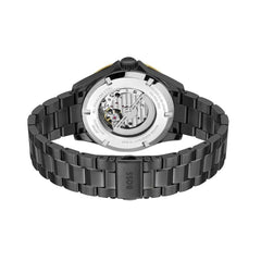 Hugo Boss Schwarze Edelstahl-Kleideruhr